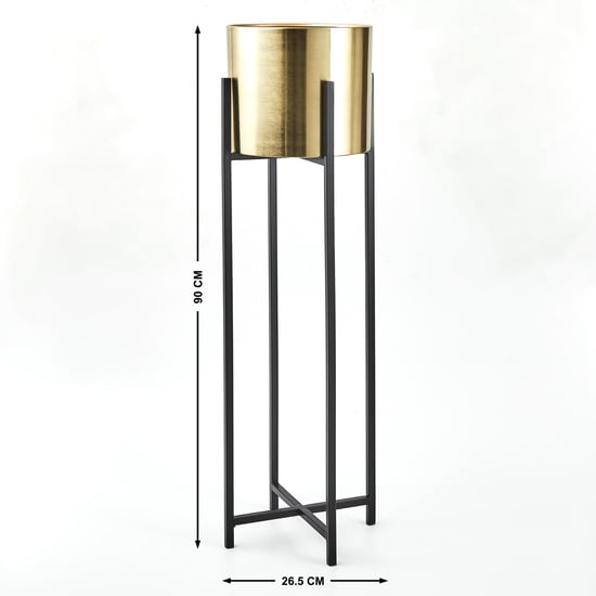 Gardenia Rancher Plus Set of 3 Metal Floor Planters