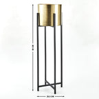 Gardenia Rancher Plus Set of 3 Metal Floor Planters