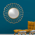 Linda Golden Spokes Decorative mirror for living room