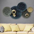 Renne Circular Discs Metal Wall Art