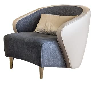 Single Seater Sofa Set Accent Comfy Luxury with Comfy Backrest for Living Room Bedroom