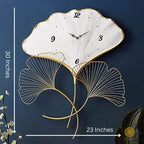3 Leaf Wall Clock (23x30 Inches)