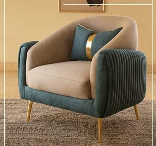 Lounge Chair Single Seater Sofa Set Accent Chair 3X Comfy Luxury for Living Room Bedroom Adults Patio (Set of 2 Chairs)