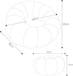 Modern Accent Chair, Single Sofa, Cute Lazy Sofa,