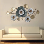 Subtle Verdant Metal Art for Wall