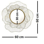 Metal Sunflower Mirror