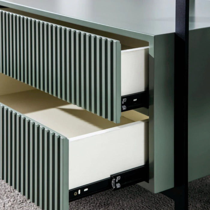 Arpan Decorative Mirror Clothes rack with Cabinets