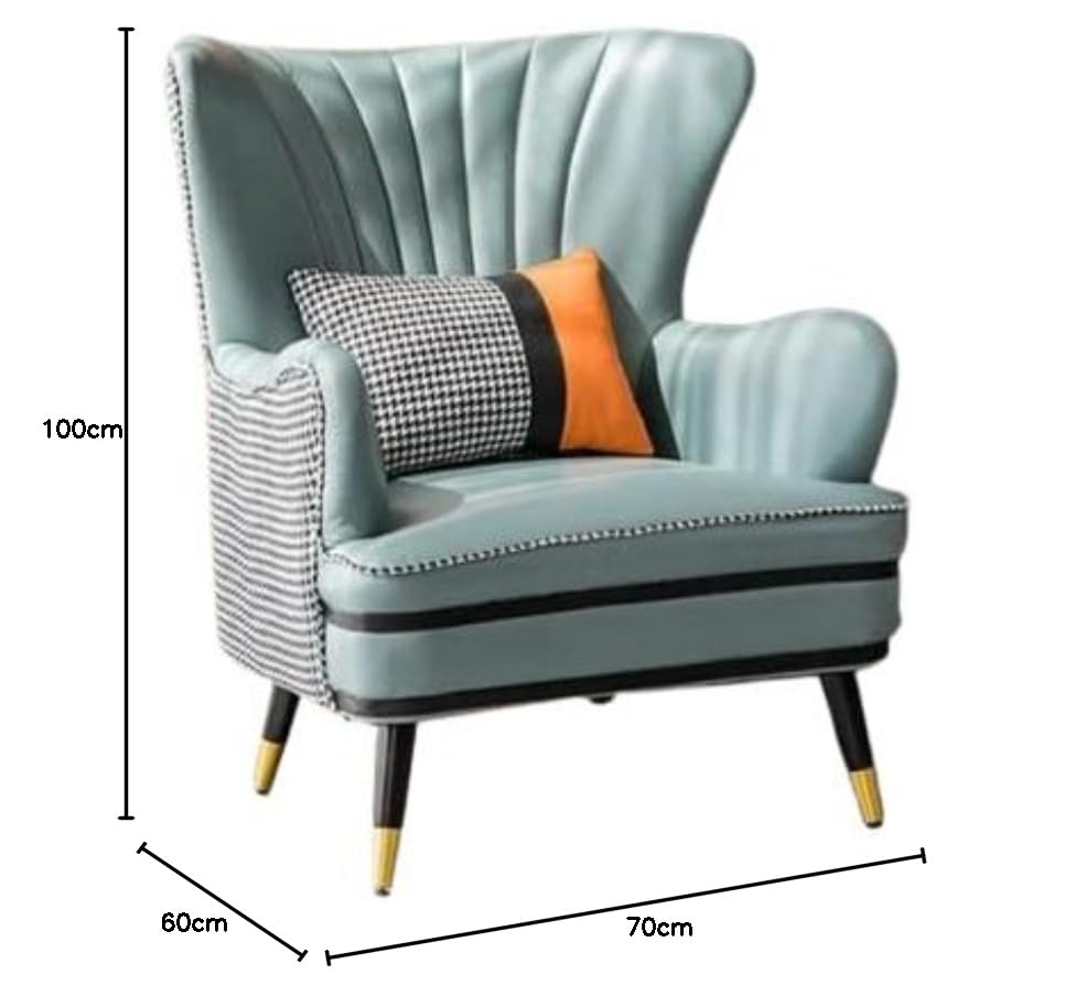 Wooden Single Seater Sofa for Living Room | 1 Seater Maharaja Lounge Sofa Chair for Home