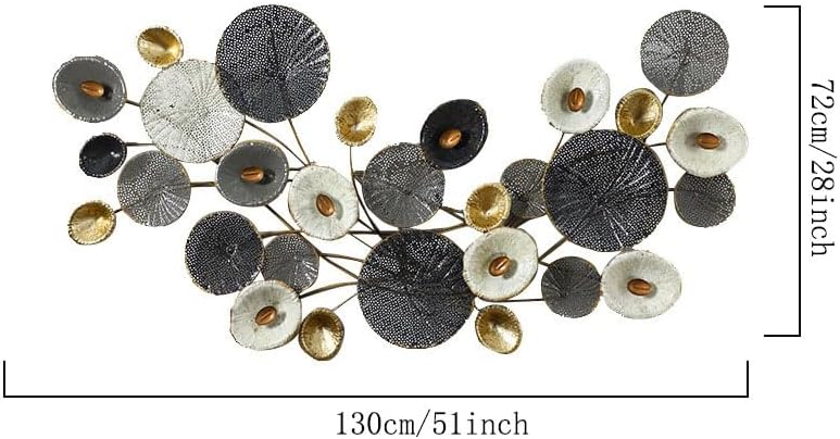 Wall Decor 51" × 28" 3D Modern Wall Art for Bedroom,