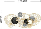 Wall Decor Wall Sculpture Decor Metal Wall Art Metal Lotus Leaves