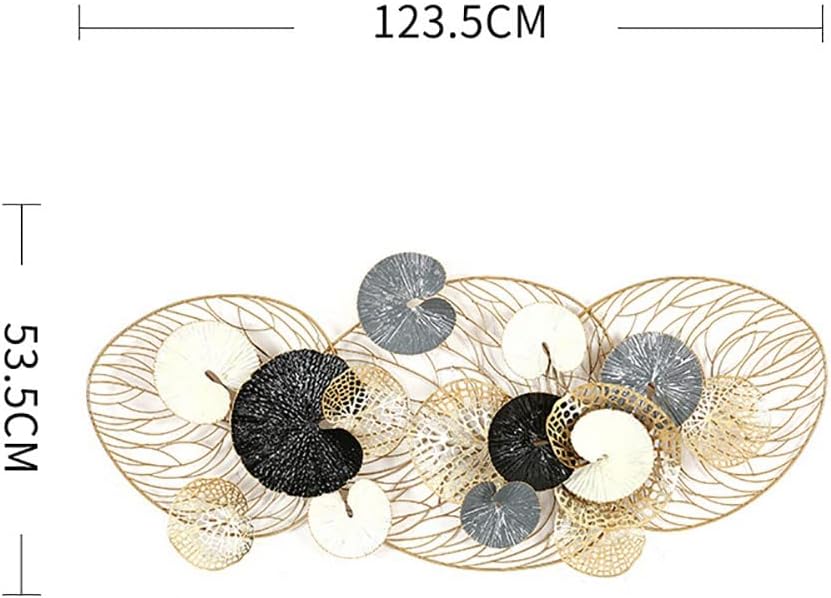 Wall Decor Wall Sculpture Decor Metal Wall Art Metal Lotus Leaves