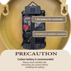 Decor,Large Decorative Gold Wall Clock, with Silent Movement Wall Clocks for Home Wall Art Decor Clock