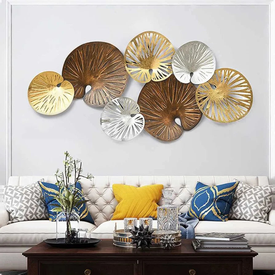 Metal Wall Art Sculpture, Wall Hanging Crafts for Home Patio