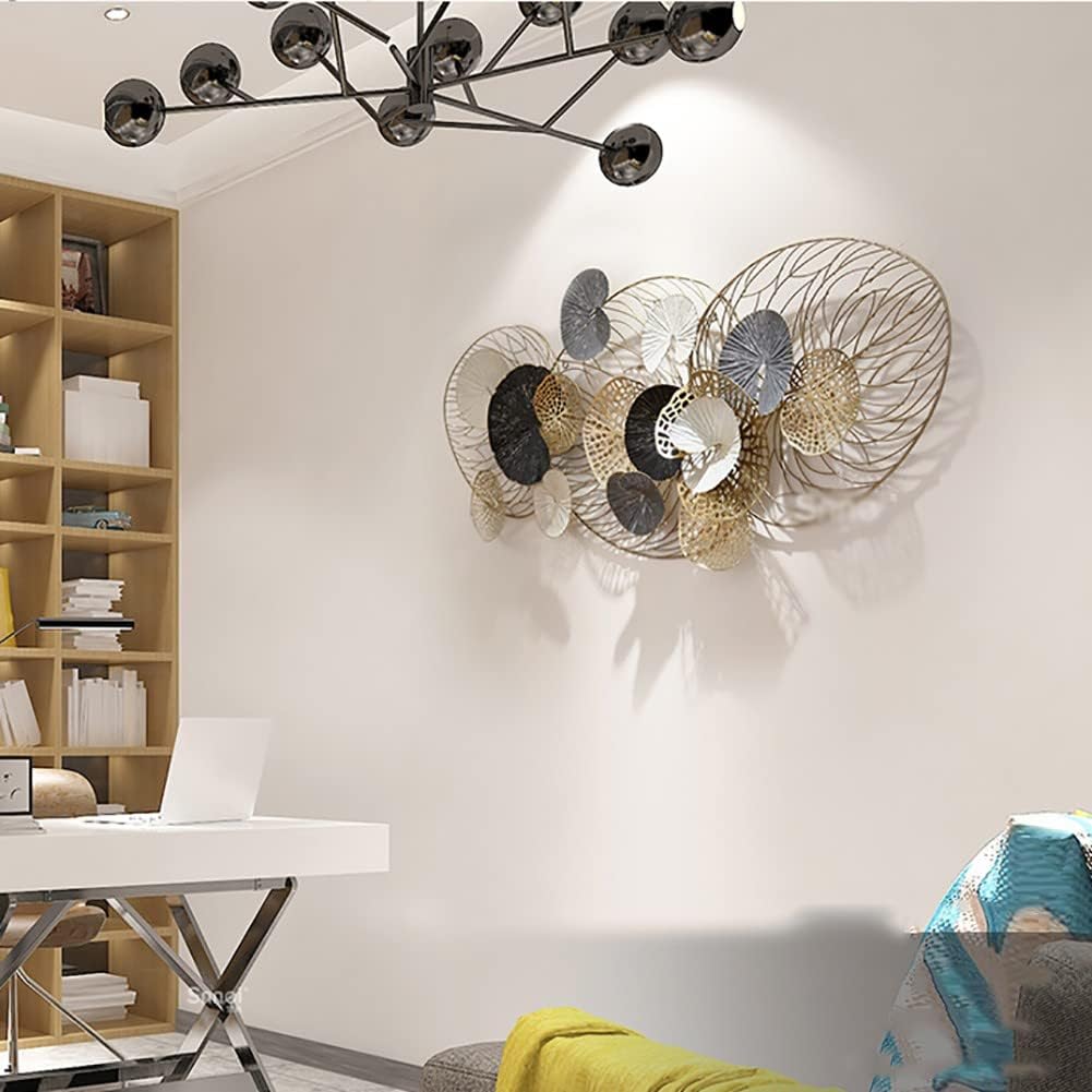 Wall Decor Wall Sculpture Decor Metal Wall Art Metal Lotus Leaves