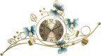 Butterfly Wall Clock, 36 Inch Battery Operated Silent