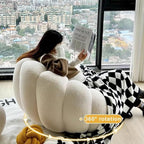 Modern Accent Chair, Single Sofa, Cute Lazy Sofa,