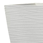 White Square Tapered Planter