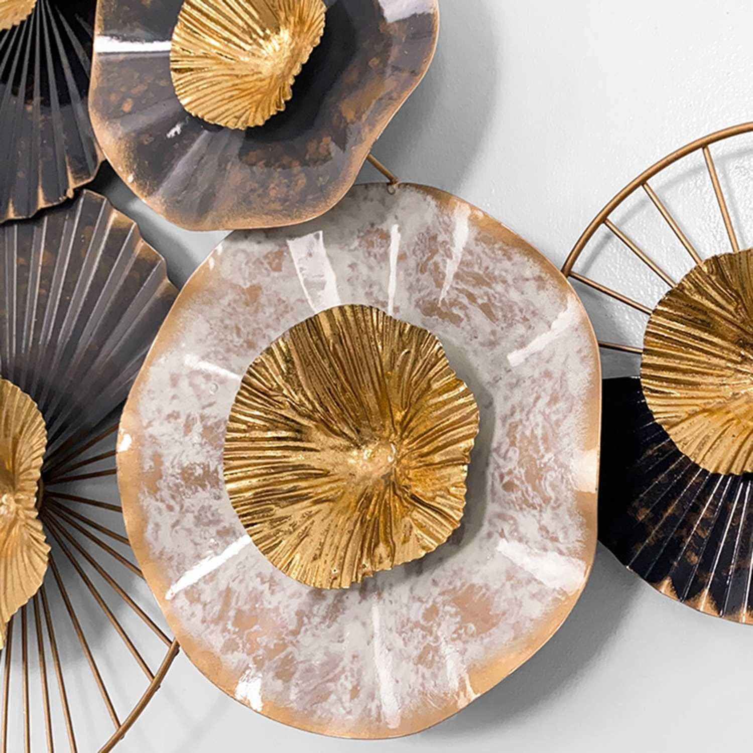 Metal Wall Decor Wall Hanging Sculpture Decor for Home