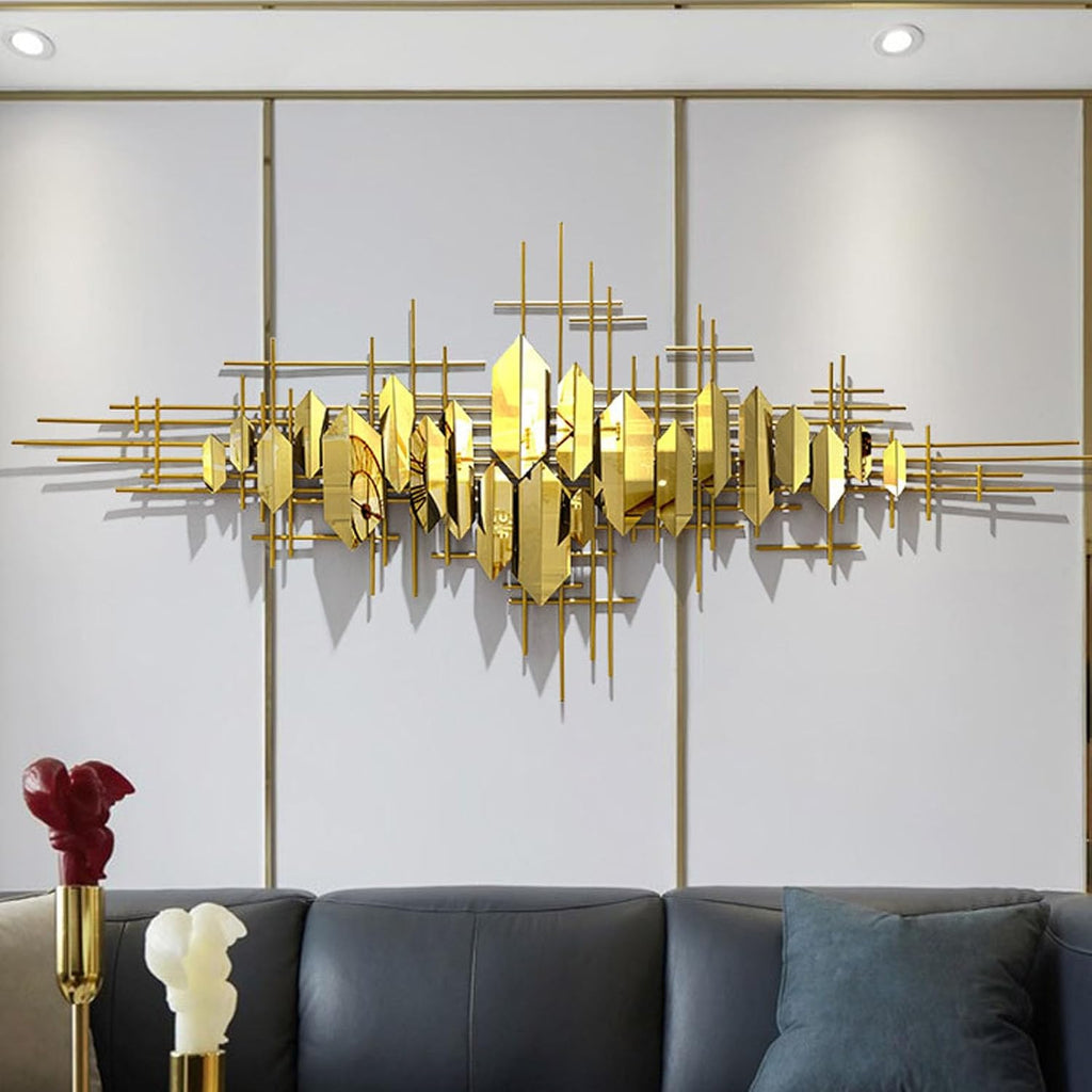 Metal Wall Sculptures Vertical 59" Metal Artecor for Living