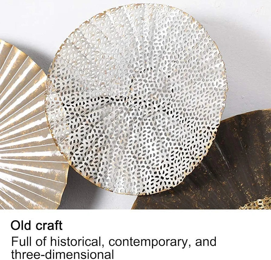 Metal Wall Decoration, Modern Light Luxury Metal Wall Art