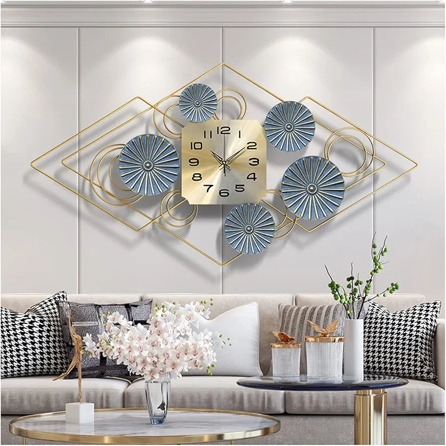 Large Quartz Clock, for Bedroom,Kitchen,Living Room,105X55CM