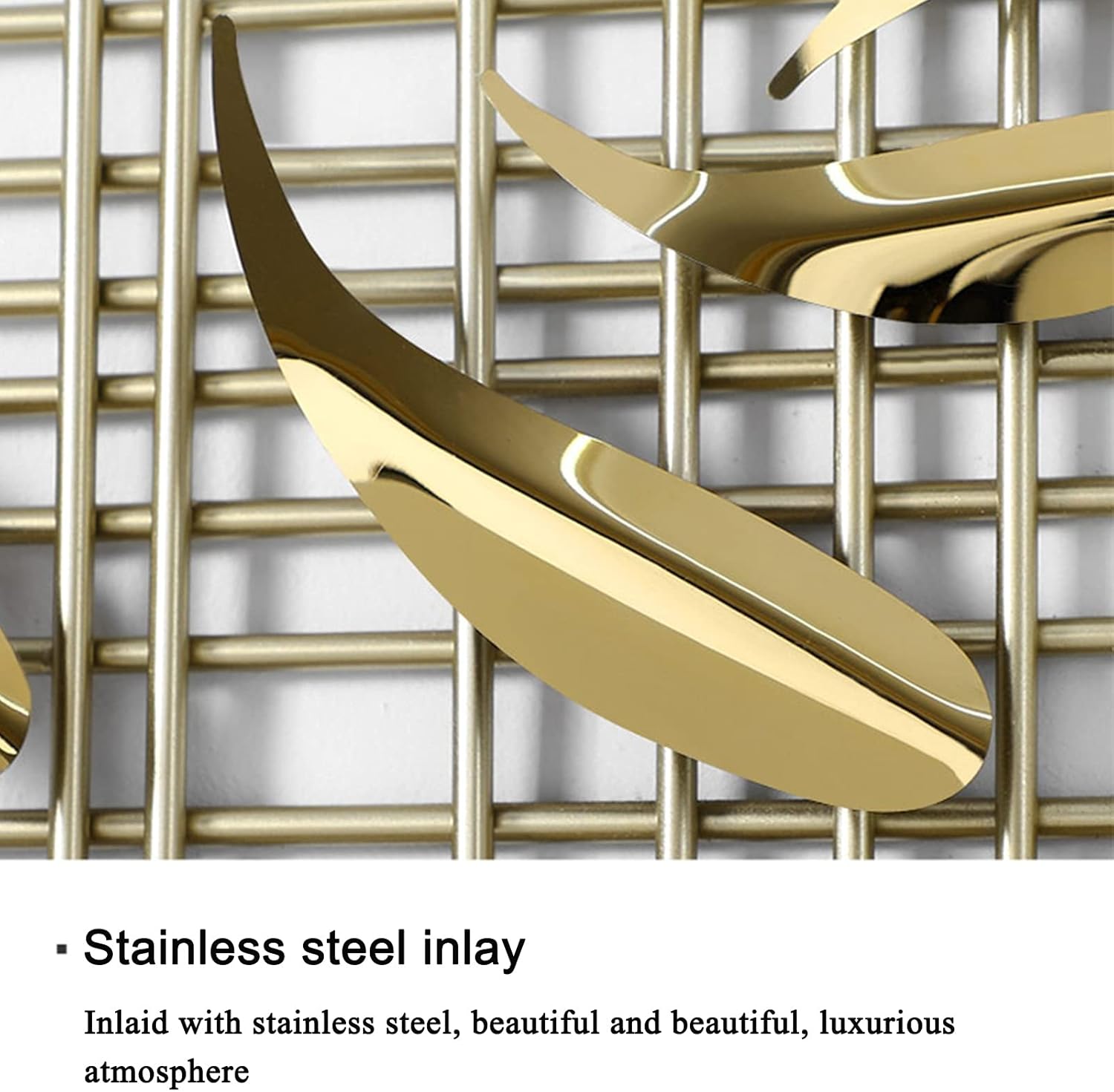 Metal Wall Decor,Modern Light Luxury Iron Wall Decoration