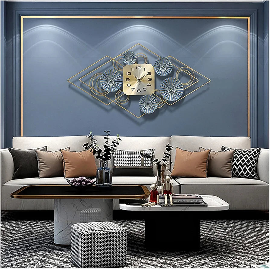 Large Quartz Clock, for Bedroom,Kitchen,Living Room,105X55CM