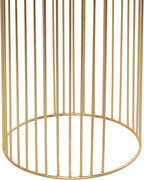 Planter Pot with Elevated Caged Stand, Set of 3 Planters 24", 20", 16"H, Gold