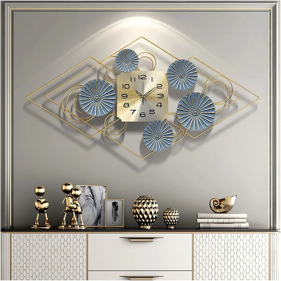 Large Quartz Clock, for Bedroom,Kitchen,Living Room,105X55CM