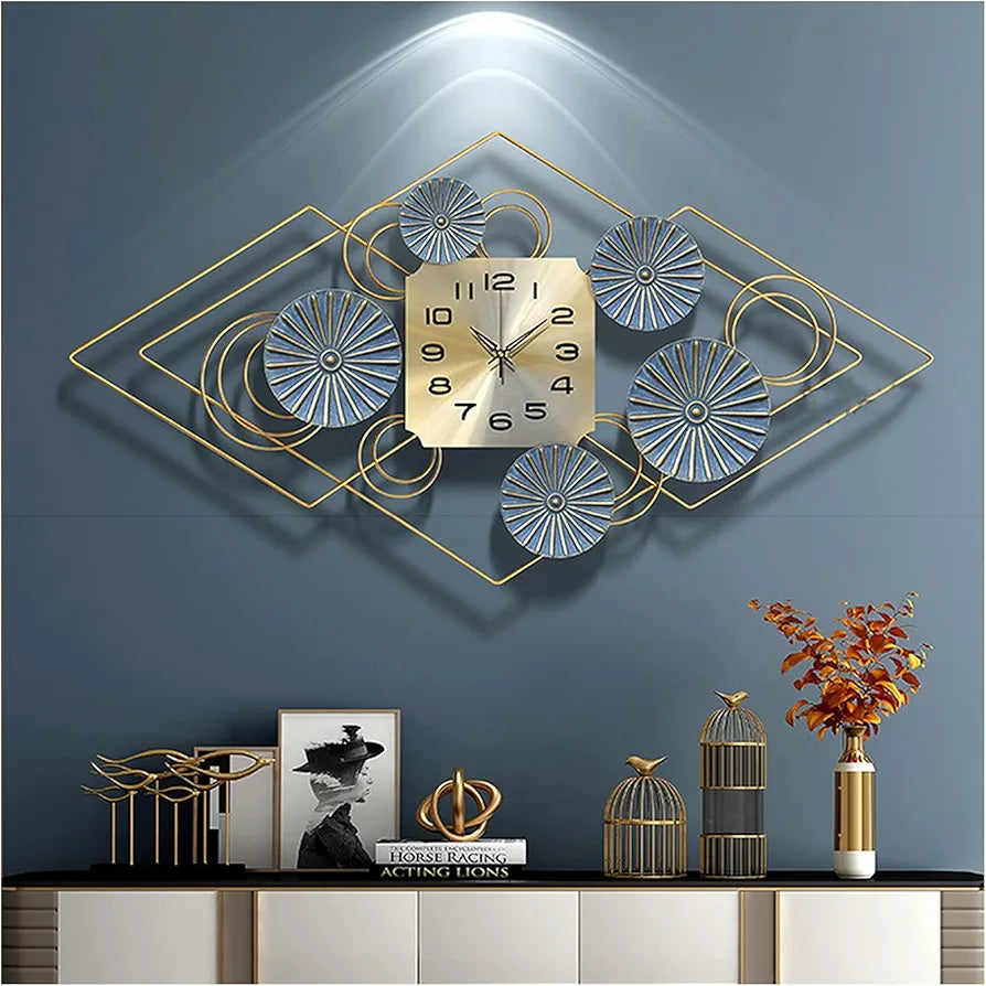 Large Quartz Clock, for Bedroom,Kitchen,Living Room,105X55CM