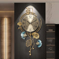 Room,Large Gold Decorative Wall Clock