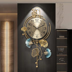 Room,Large Gold Decorative Wall Clock