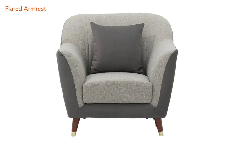 Italian Fabric Sofa Single Seater