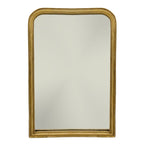 Gold Antique French Mirror in Metal Frame