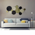 Extra Large Circles Metal Wall Hanging