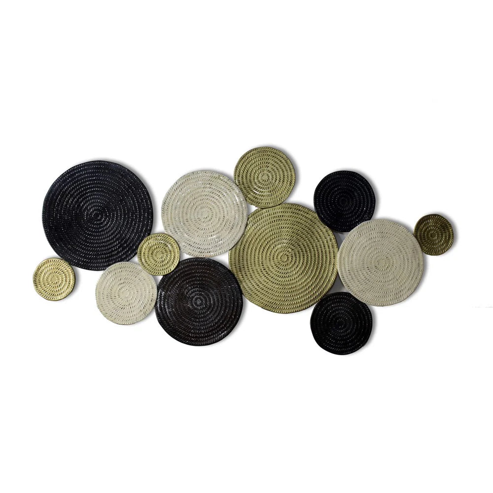 Extra Large Circles Metal Wall Hanging