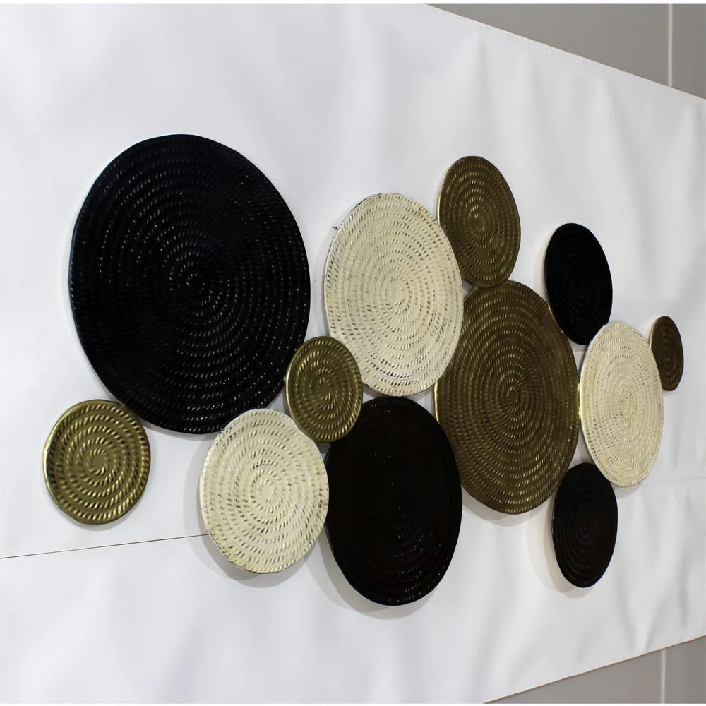 Extra Large Circles Metal Wall Hanging