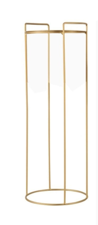 Gold Metal Planter Stand Set of 3