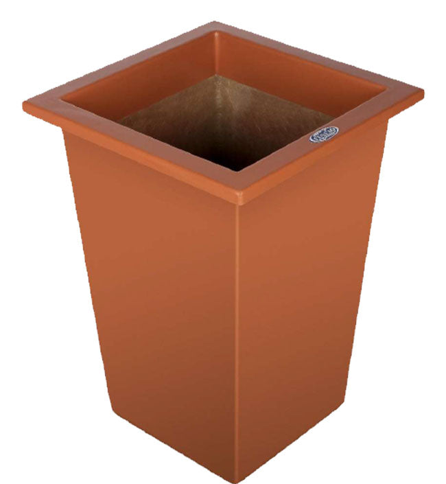 Eco-Friendly Square Tapered Planters – Vibrant Yellow & Classic White Garden Pots