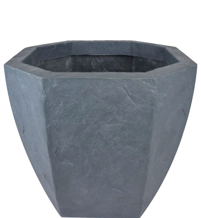 Textured Gray Planter