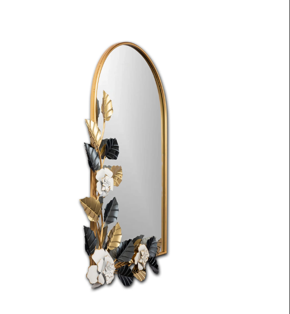 Sun Leaf Desinger Wall Mirror for Home