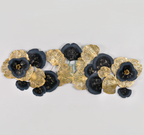 Black and Gold Wrought Iron Wall Art