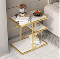 Metal Bedside Table Gold | Sofa Side Table For Home Decor