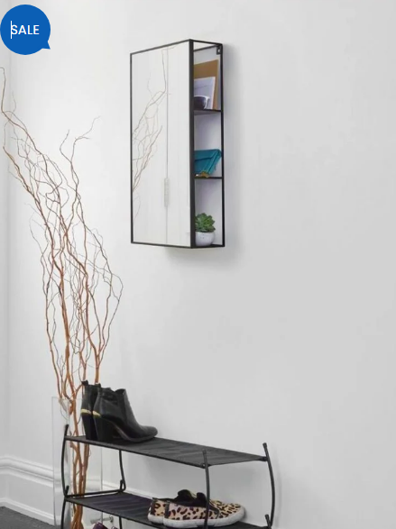 RECTANGLE STORAGE METAL MIRROR