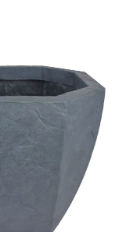 Textured Gray Planter
