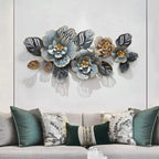Modern Wall Sculpture Decor Flower Abstract Metal Wall Art