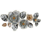 Modern Wall Sculpture Decor Flower Abstract Metal Wall Art