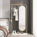 Korsa Clothes hanger with Floor mirror and marble base