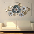 Subtle Verdant Metal Art for Wall