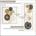 Cute Nordic Wrought Iron Wall Hangings